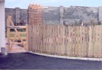 Picket fence as supplied and fitted by Donald Murphy Fencing Services, Waterford, Ireland