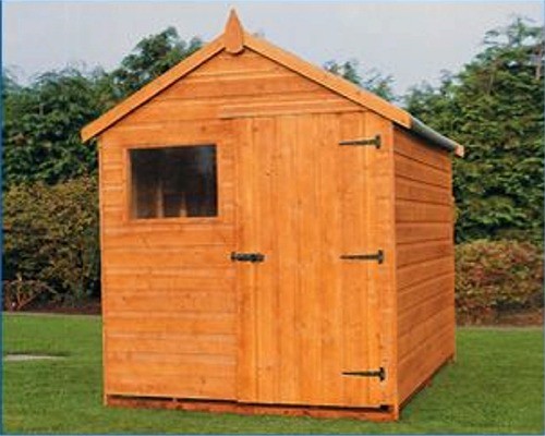 The Woodland shed is designed to give the maximum amount of storage or stacking space - supplied & fitted by Donald Murphy Fencing Services, Waterford, Ireland